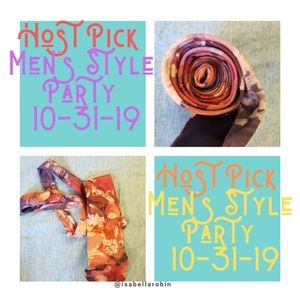 GUC First Avenue 100% Polyester Tie Red Rusty Gold